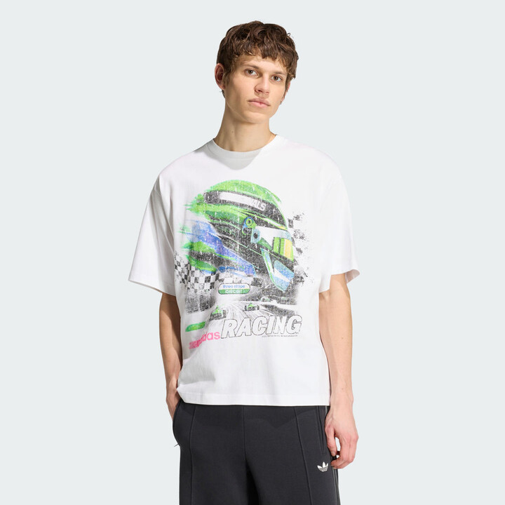 adidas Originals Racing Helmet Graphic Tee