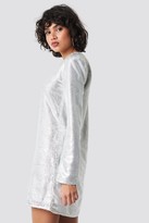 Thumbnail for your product : NA-KD Square Shoulder Sequins Dress