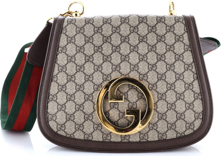 Gucci Blondie NM Top Handle Bag GG Coated Canvas Medium