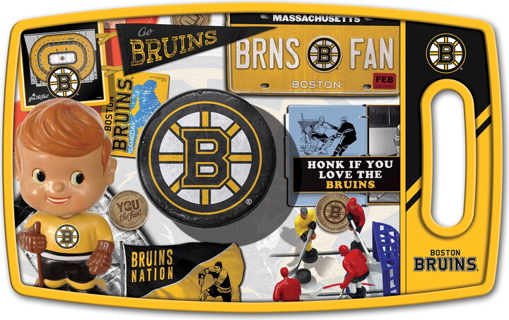 YouTheFan NHL Boston Bruins Retro Series Cutting Board