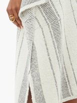 Thumbnail for your product : Vika Gazinskaya Asymmetric Hand-knitted Skirt - Grey White