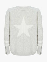 Thumbnail for your product : Mint Velvet Star Batwing Cashmere Blend Jumper, Grey