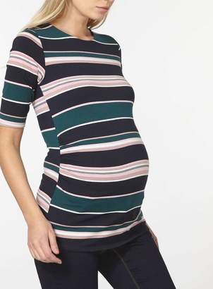 **Maternity Striped Top