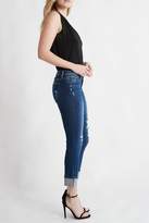 Thumbnail for your product : Flying Monkey Laguna Mid Rise Crop Cuffed Straight Jeans