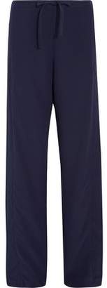 La Perla Moonlight Tulle-Trimmed Silk Crepe De Chine Pajama Pants