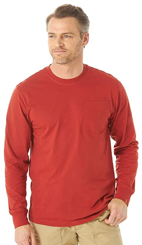 Wrangler Riggs Workwear Men's Long Sleeve Pocket Performance T-Shirt -  ShopStyle