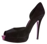 Thumbnail for your product : Barbara Bui Suede d'Orsay Pumps