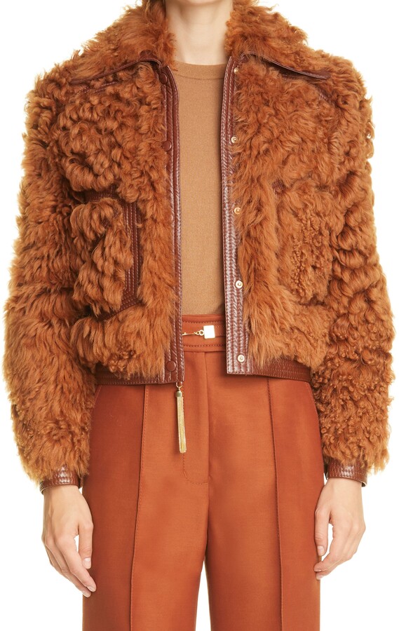 zimmermann shearling coat