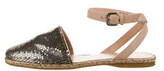 Thumbnail for your product : Stuart Weitzman Slingback Flats Silver