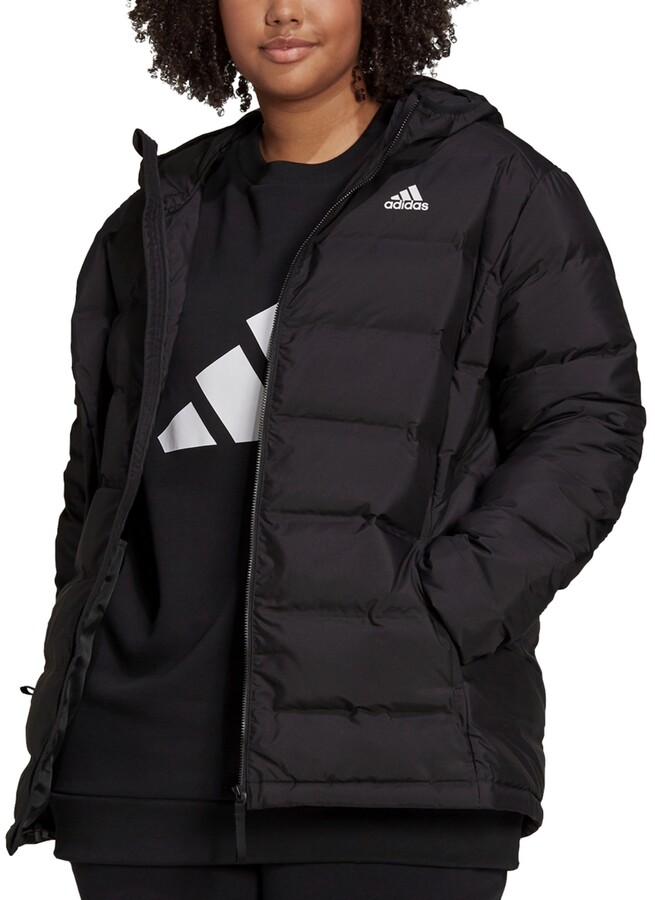 adidas Helionic Hooded Down Jacket (Plus Size) - ShopStyle