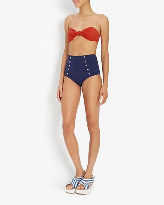 Lisa Marie Fernandez Poppy Button High-Waist Bikini- FINAL SALE