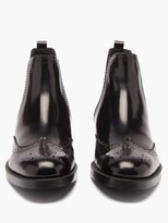 Thumbnail for your product : Tod's Brogue-perforated Leather Chelsea Boots - Black