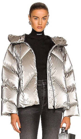 Moncler Frele Jacket in Metallic Silver - ShopStyle Down & Puffer Coats