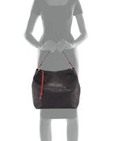 Thumbnail for your product : MCM Klara Monogrammed Leather Hobo Bag