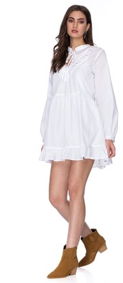 Framboise - Frances Cotton Short White Dress