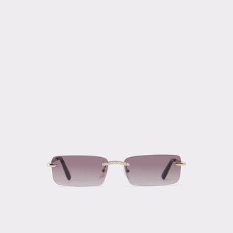 ALDO Wendalla snake embellished oversized sunglasses in white