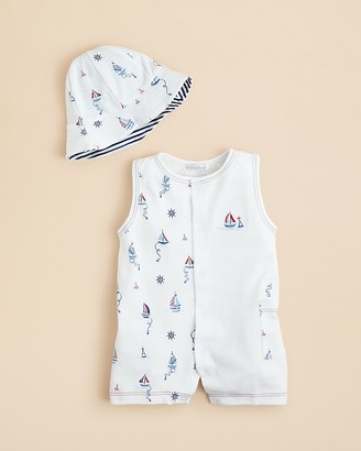 Kissy Kissy Infant Boys' Print Hat & Playsuit Set - Sizes 0/3-6/9 Months
