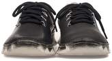 Thumbnail for your product : Maison Margiela Black Painted Slip On Sneakers