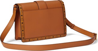 MCM Millie Visetos Crossbody Small (Cognac) Handbags - ShopStyle