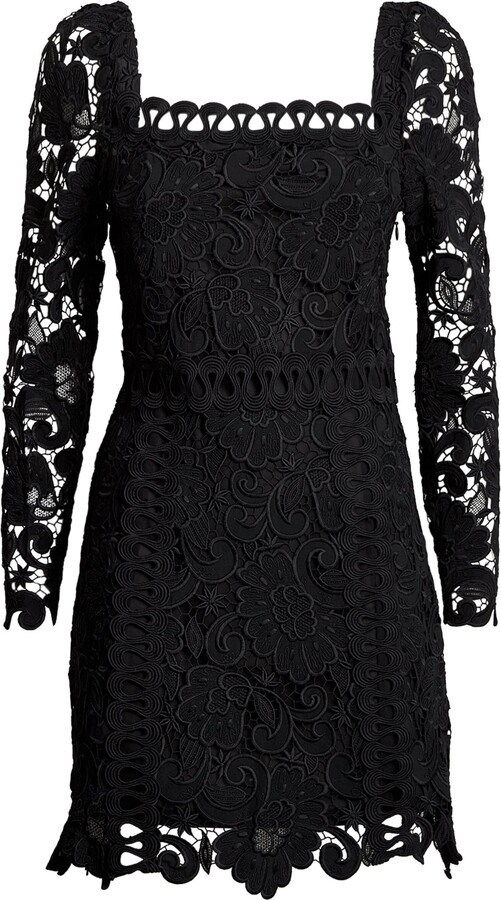 Maje Crochet Mini Dress