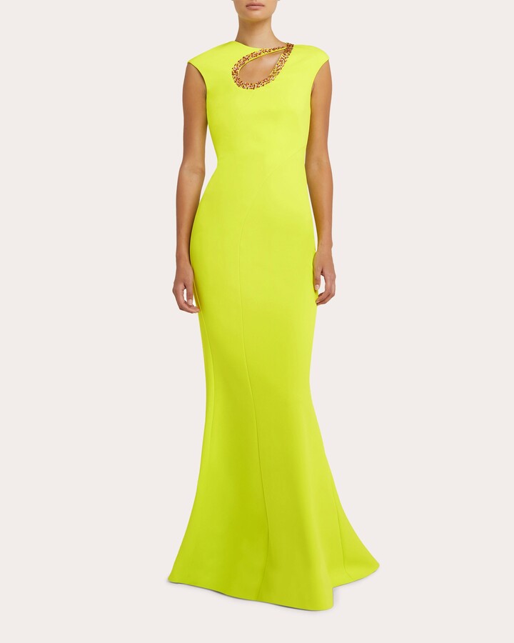 Safiyaa Chantria Fishtail Gown - ShopStyle Evening Dresses