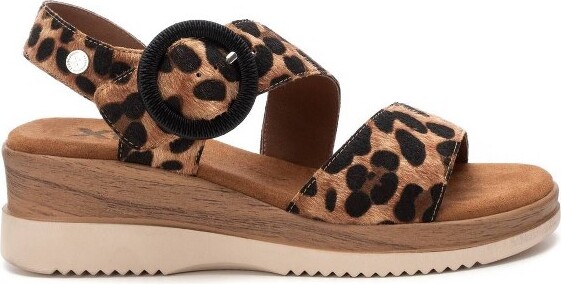 Xti XtiWomen'sWedgeAnkleStrapSandals144597Brown6