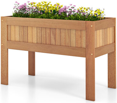 August Grove Outdoor Raised Garden Bed 35\