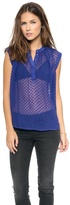 Thumbnail for your product : Rebecca Taylor Eyelash Crinkle Top