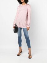 Thumbnail for your product : Diesel Embroidered-Logo Long-Sleeve Top