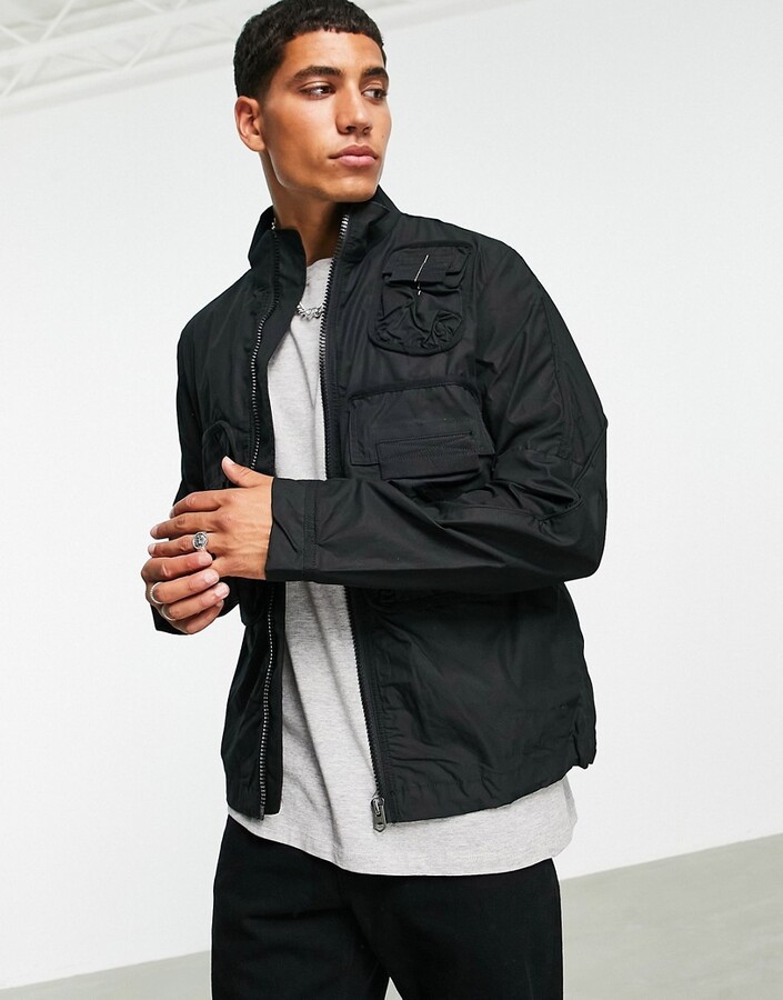 G Star G-Star Bound utility bomber jacket in black - ShopStyle Outerwear