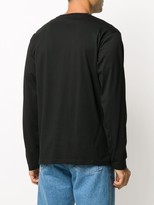 Thumbnail for your product : Moschino cotton slogan longsleeve T-shirt
