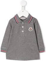 Thumbnail for your product : Moncler Enfant Striped Trim Polo Shirt