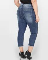 Thumbnail for your product : L&L Authentic Skinny Crop Jean with Exposed Seams