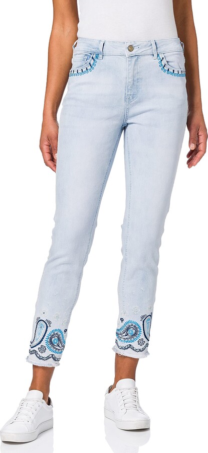 Denim_Perez Jeans Fille Desigual Girl Knit Long Trouser