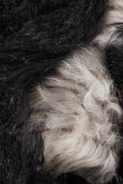 Thumbnail for your product : Karl Donoghue Two-tone Shearling Scarf
