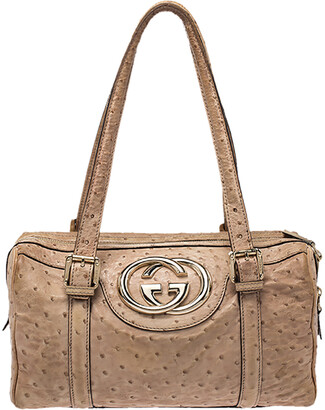 gucci ostrich bag