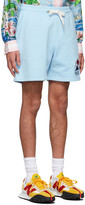 Thumbnail for your product : Casablanca Blue Loopback Soleil Shorts