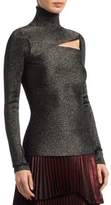 Thumbnail for your product : A.L.C. Camden Metallic Cutout Sweater