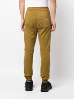 Thumbnail for your product : Balmain Flocked-Logo Organic-Cotton Track Trousers