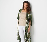 Thumbnail for your product : Women With Control Attitudes by Renee Petite Border Print Duster