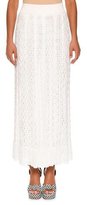 Thumbnail for your product : Missoni Elastic-Waist Lace-Knit Maxi Skirt, White