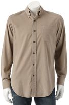 Thumbnail for your product : Croft & Barrow Solid Corduroy Casual Button-Down Shirt - Men