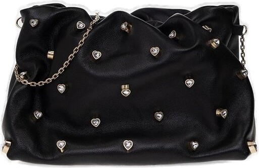 Red Valentino Lips Stud-Embellished Tote - Black Totes, Handbags - WRE72506