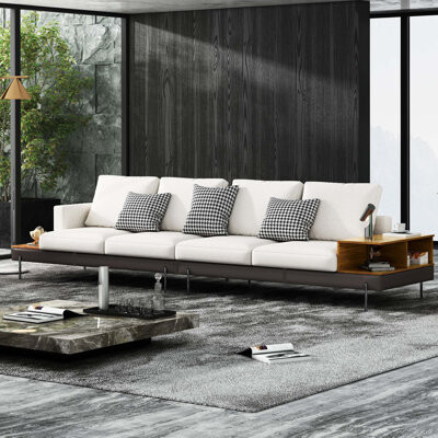 Latitude Run Luxury sofa/Fabric sofain Living Room Left and Right Interchangeable/4 seat sofa