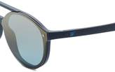 Thumbnail for your product : Web Injected 61MM Round Shield Sunglasses