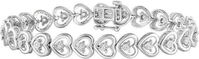 Lab Grown Diamonds Silver 0.25 Ct. Tw. Lab-Grown Diamond Bracelet