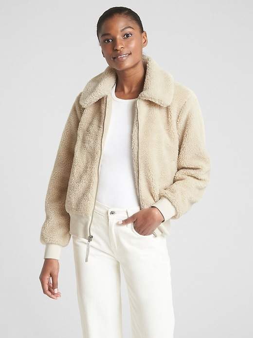 gap womens teddy coat