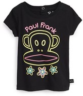 Thumbnail for your product : Paul Frank 'Neon' Cap Sleeve Tee (Baby Girls)