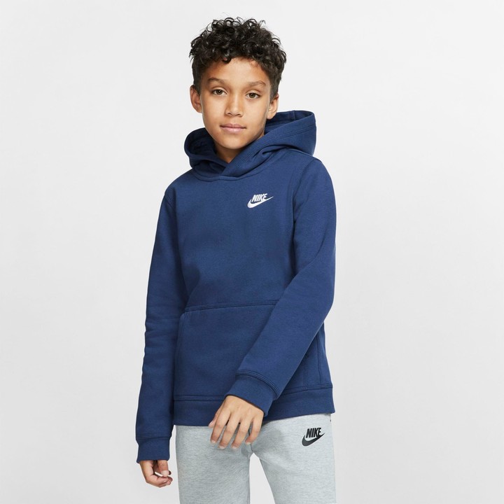 boys white nike sweatshirt