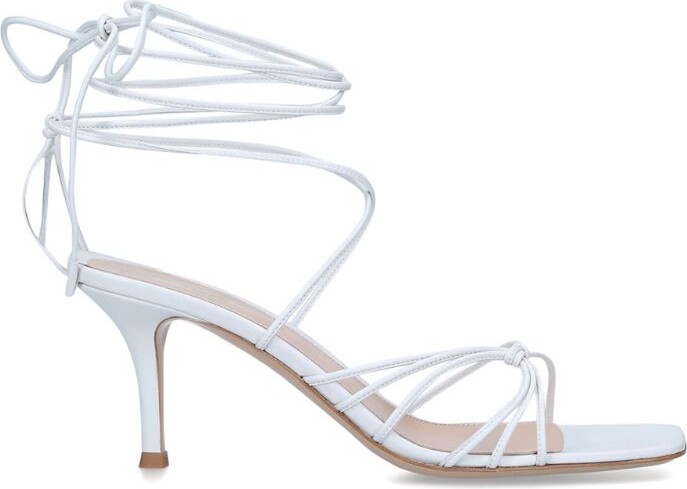Gianvito Rossi Leather Sylvie Sandals 70 - ShopStyle